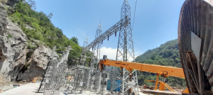 Completed installation of all Pothead yard equipment including stringing of conductor on Gantry structure