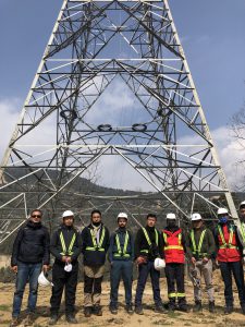 Joint Inspection of completed Transmission Line