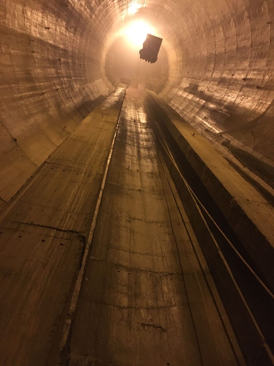 Surge Shaft Up view