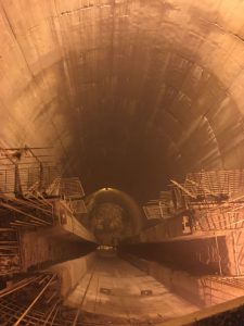 Surge Shaft down view
